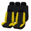 Coprisedili auto universali Racing nero - giallo